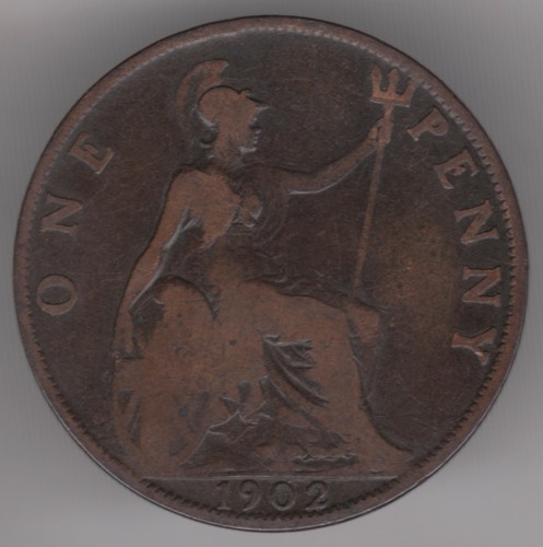 United kingdom penny - penny, 1902