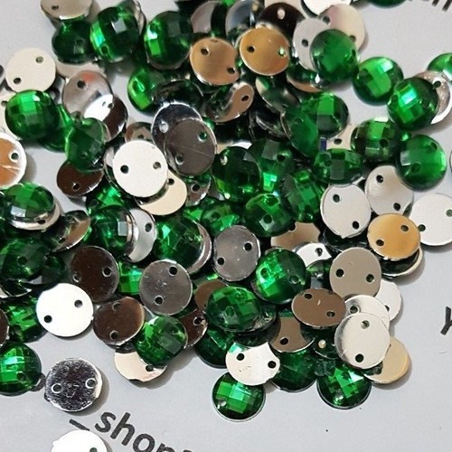 10g acrylic faceted - faceted, rhinestone