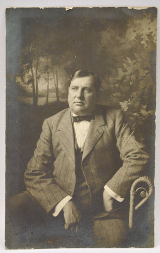 Antique early azo rppc - -,