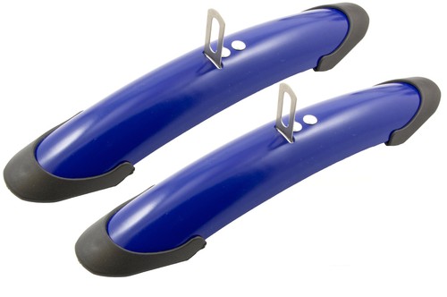 Blue shortie mudguards - blue,