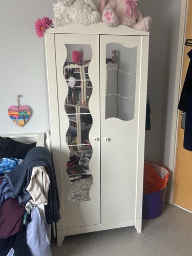 Children wardrobe white - children’s,