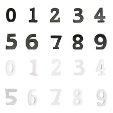 Wooden Numbers 8cm MDF