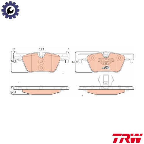 Brake pad set - brake,