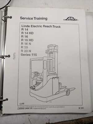 Linde service training manual - linde,
