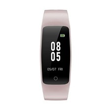Grv S1 Bluetooth Smartband Fitness Tracker Pedometer Heart Rate Monitor Pink