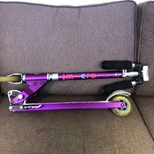 Micro Scooters Micro Sprite Purple Stripe Push Scooter SA0219 5-12 Toy Outdoor,