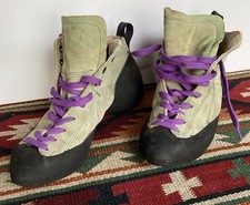 Vintage Scarpa Athletic Rock Climbing Shoe Lace Up Women's EU 40 US Size 9.5-10