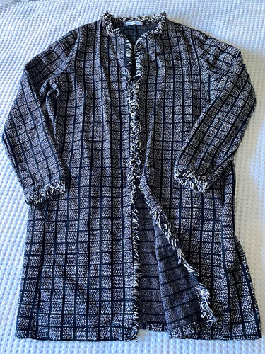 Zara basic black white check - black,