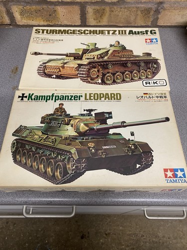 Vintage tamiya tank model - 1/35,