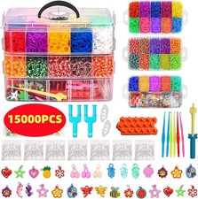 15000pcs kit box rubber loom - 15000pcs,
