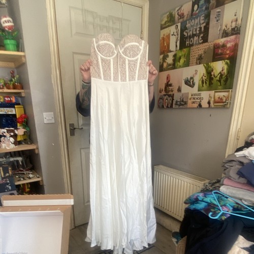 Nadine merabi ivory strapless - nadine,