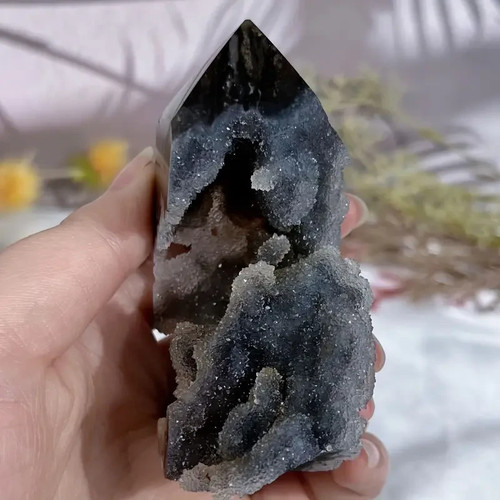 Natural black sphalerite - natural,