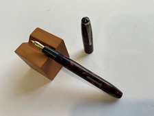 Conway Stewart No 15 Vintage Maroon  Fountain Pen 14ct Gold Nib