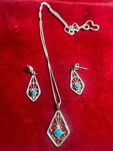 Vintage 925 silver necklace - vintage,