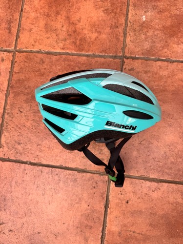 Blanchi road bike - bike, helmet