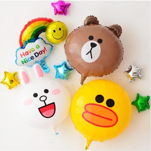 Happy easter balloons foil - easter,