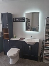 Bathroom Furniture Set Indigo Blue