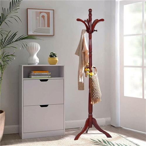 Wooden hat coat stand umbrella - stand,