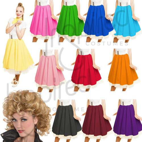Girls plain skirt 50s - girls,