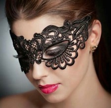Lace Sexy Eye Mask Hen Party Halloween Birthday Gift UK