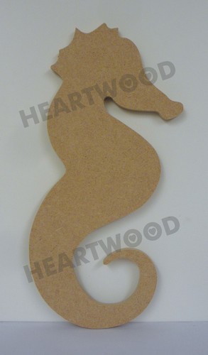 Large seahorse shape mdf - large,