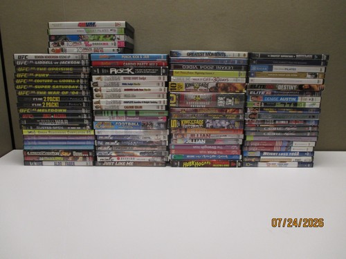 Sports fitness assorted dvds - assorted,