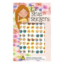 House of Marbles Ear Stud Stickers - Fun No-Pierce Earrings for Kids