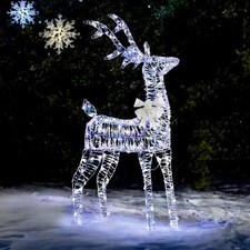 Christmas LED Reindeer Decoration Light Up Stag Ornaments Outdoor XLarge Xmas