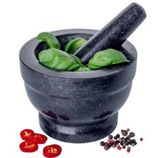 Pestle and mortar set granite - mortar,