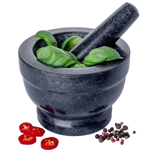 Pestle and mortar - and, granite