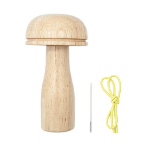 Cute chubby mushroom knitting - cute,