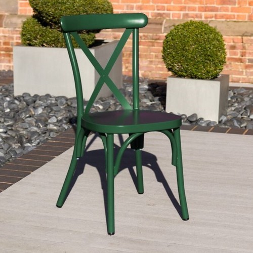 Green outdoor dining chair - outdoor,