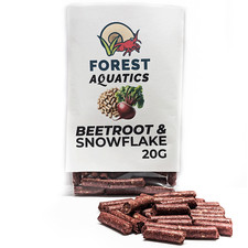 Beetroot & Snowflake Pellets Shrimp Food for Cherry, Crystal Red & Tiger Shrimp