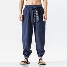 Men Chinese Kung Fu Pants Tai