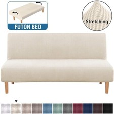 Armless Sofa Bed Cover Stretch