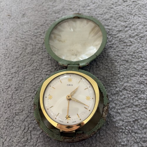 Vintage oris travel clock - vintage,