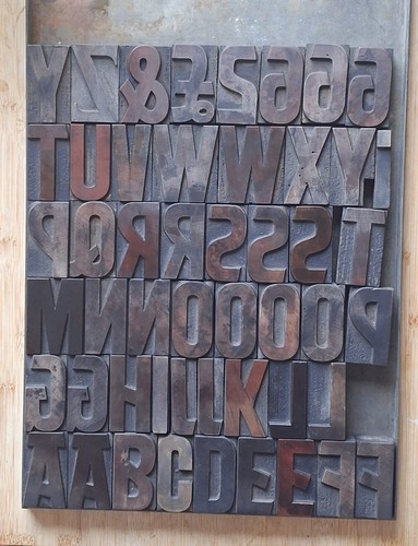 Wooden letterpress printers - wooden,