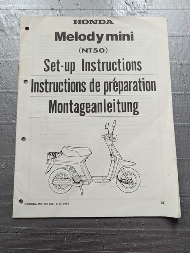 1986 honda melody mini - honda, (np50)