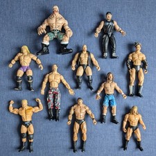 Vintage WWF WWE Jakks Wrestling Action Figures Toy Bundle 90s 00s