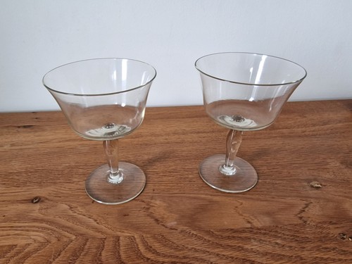 Pair vintage champagne - champagne, /