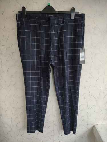 New look men check navy - new, blue