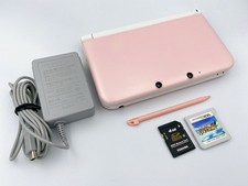 Nintendo 3DS XL LL Console Pink White SD Soft Japan Tested Please Read {Fast}