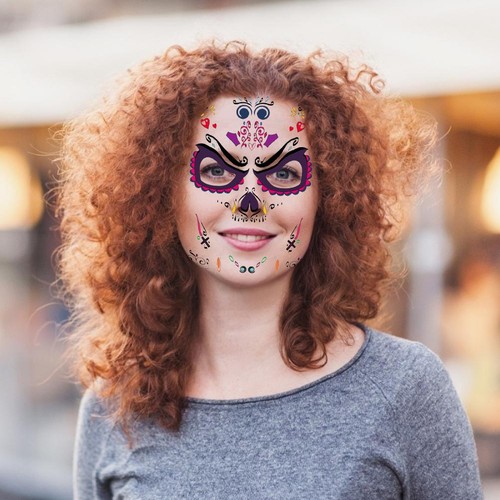 Waterproof halloween face - waterproof,