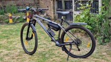 Carbon fiber mountain bike - carbon,