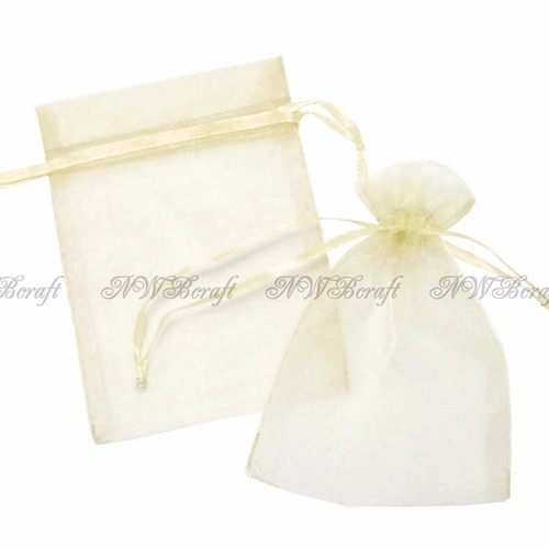 Cream organza gift - gift, favour