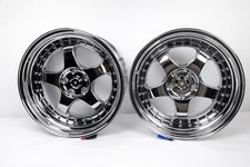 4X18 Inch 5X114.3 Dark Chrome