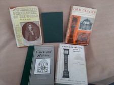 X 5 VINTAGE CLOCK BOOKS