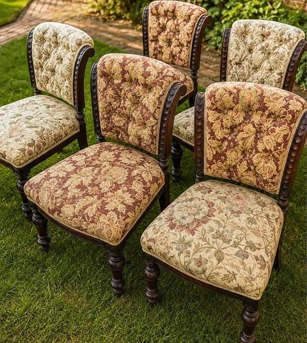 Victorian set mahogany - victorian,