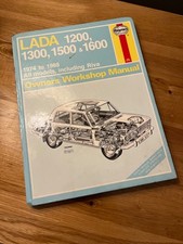 Haynes Manual Lada 1200-1300-1500-1600  1974 to 1988 All Models  Riva 413