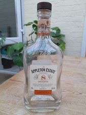 Empty 70cl Clear Glass Appleton Rum Bottle And Cork, Upcycling Project?